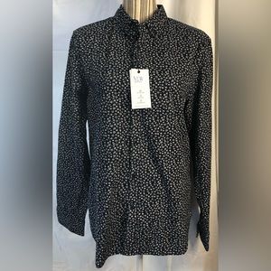 NWT Cactusman by Ricky Singh men’s blue button up dress shirt M